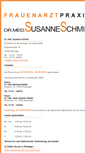 Mobile Screenshot of gynpraxis-schmid.de
